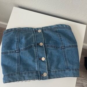 Denim top